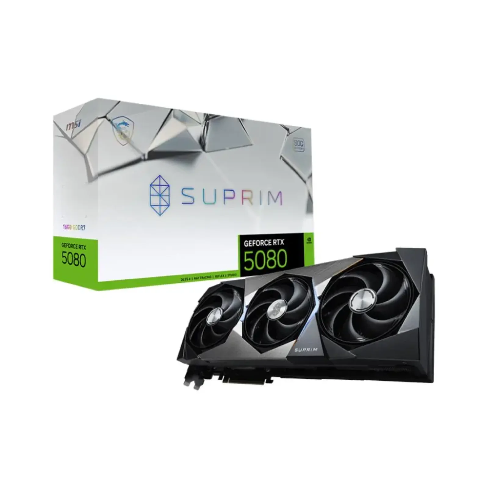 Відеокарта PCIE16 RTX5080 16GB GDDR7 RTX 5080 16G SUPRIM SOC MSI UA