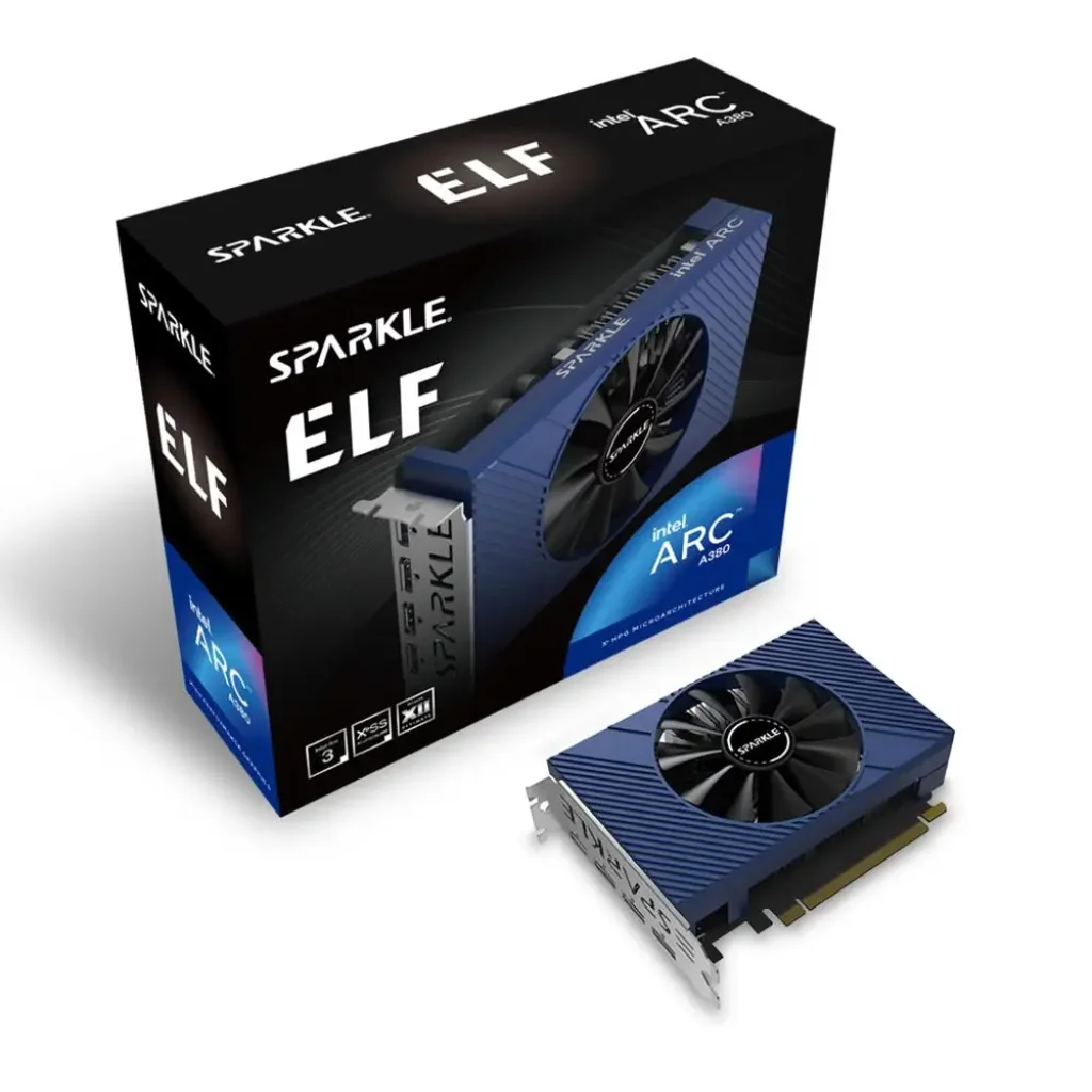 Відеокарта PCIE16 ARC A380 6GB GDDR6 SA380E-6G SPARKLE UA