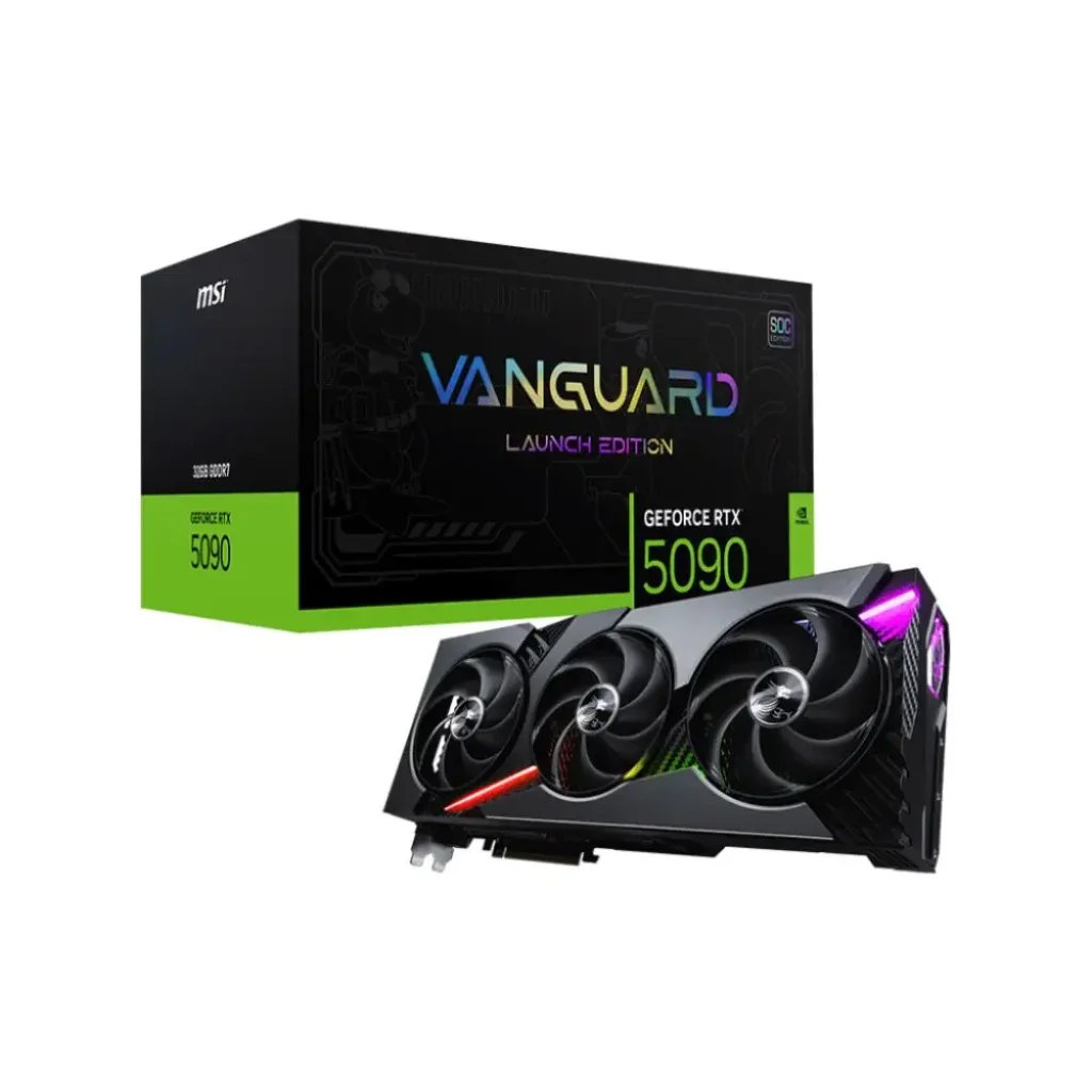 Відеокарта PCIE16 RTX5090 32GB GDDR7 5090 32G VANGUARD SOC LE MSI UA