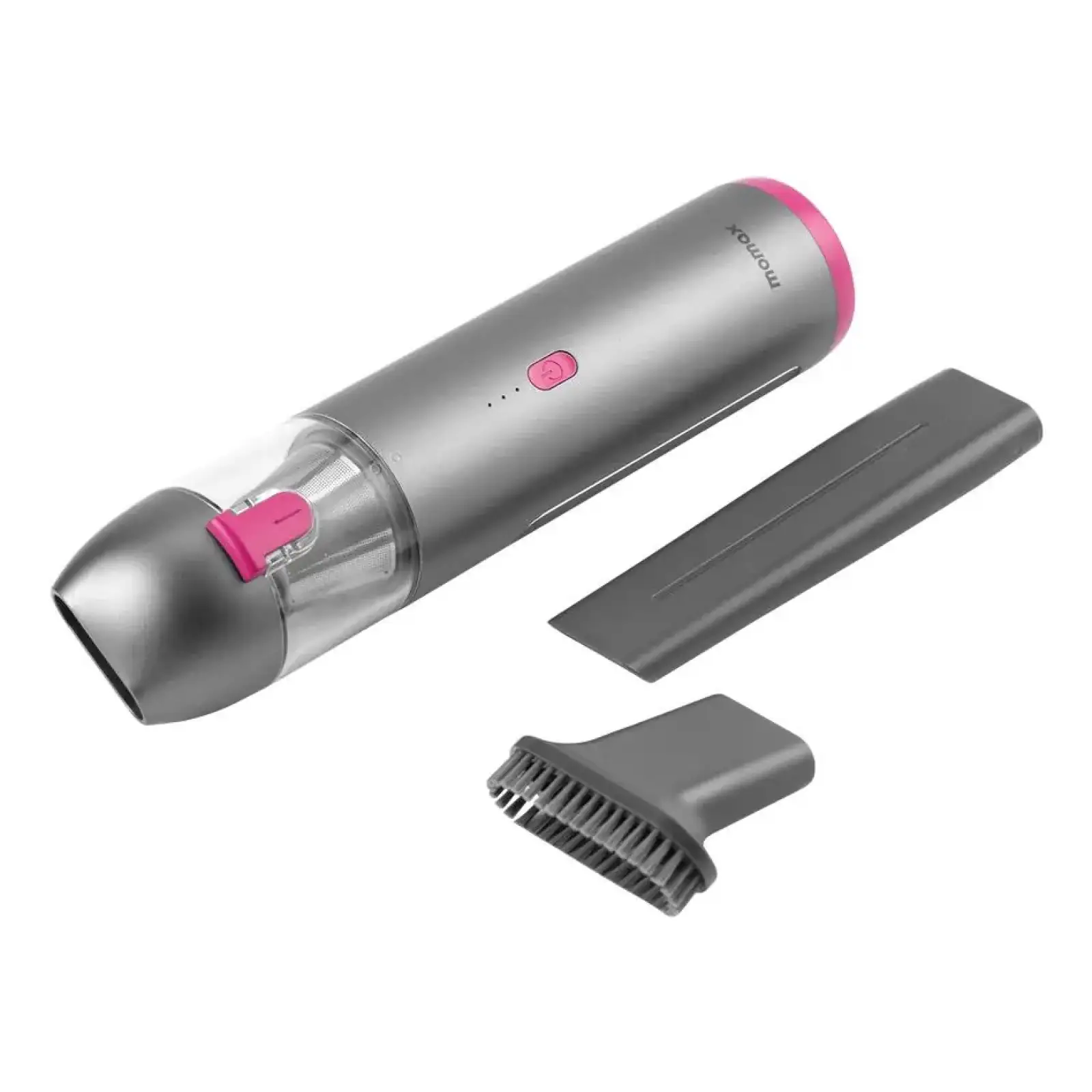 Портативний міні-пилосос MOMAX Micro Cleanse RO3E Rose/Grey UA