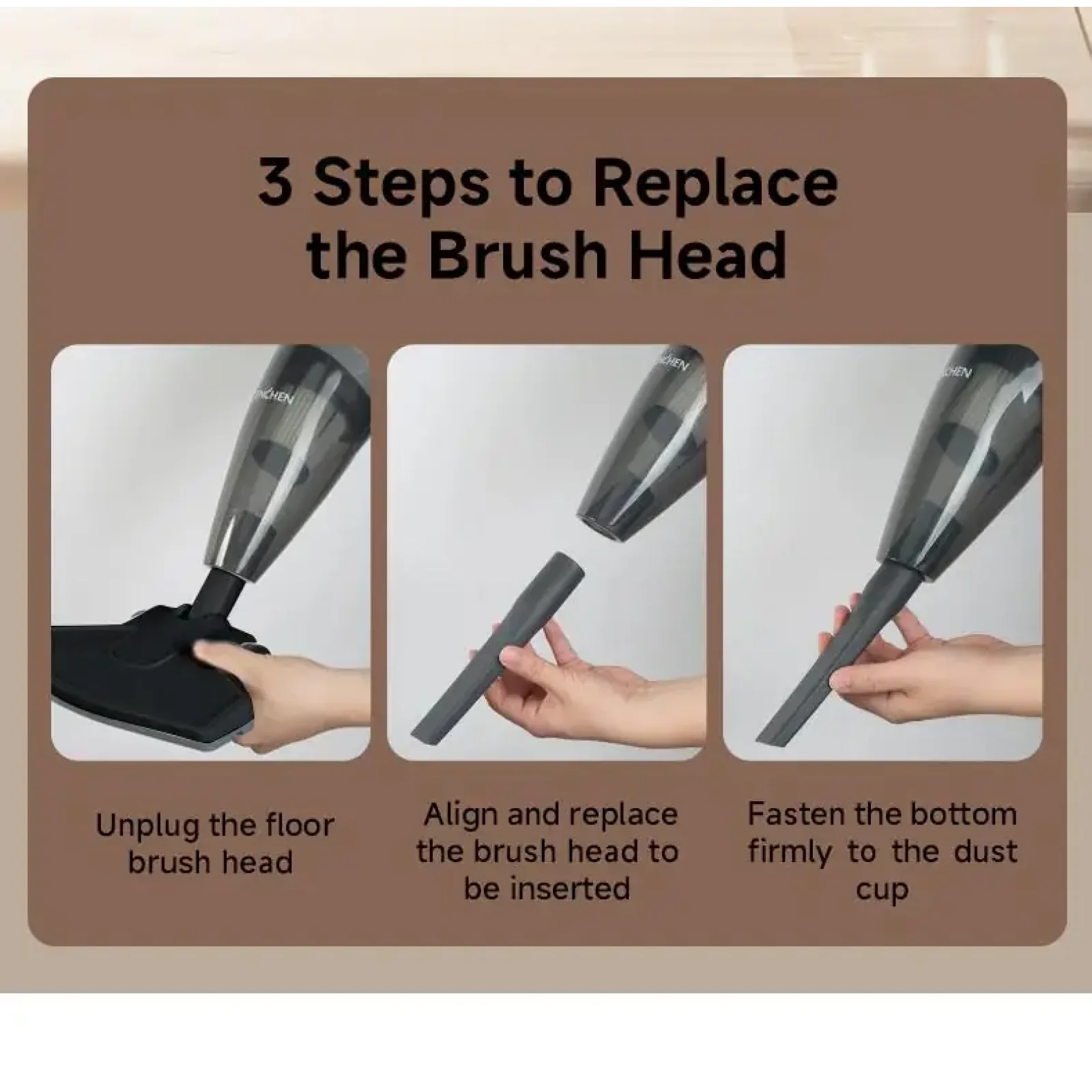 Вертикальний пилосос ENCHEN Vacuum Cleaner V1 Black UA