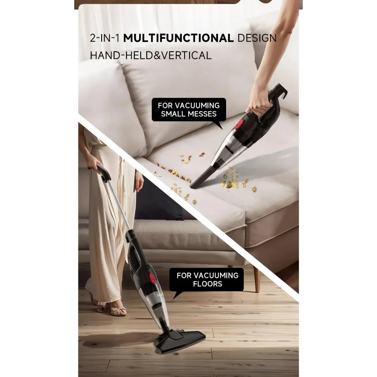 Вертикальний пилосос ENCHEN Vacuum Cleaner V1 Black UA