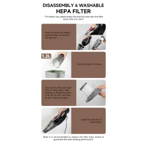 Вертикальний пилосос ENCHEN Vacuum Cleaner V1 Black UA