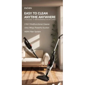 Вертикальний пилосос ENCHEN Vacuum Cleaner V1 Black UA