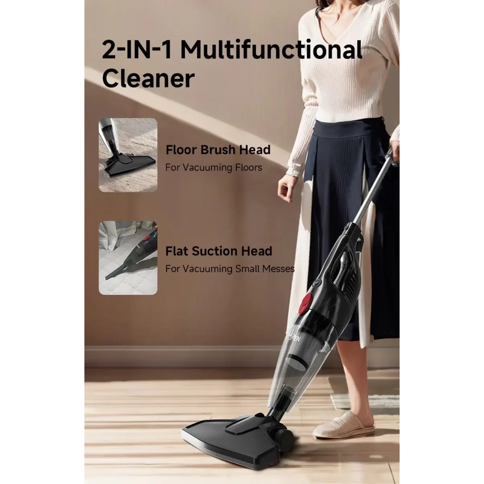 Вертикальний пилосос ENCHEN Vacuum Cleaner V1 Black UA