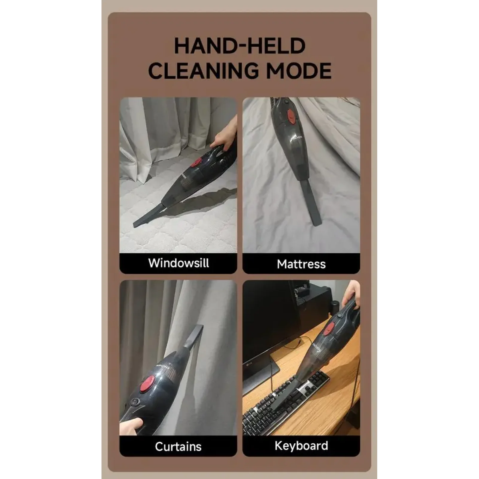 Вертикальний пилосос ENCHEN Vacuum Cleaner V1 Black UA