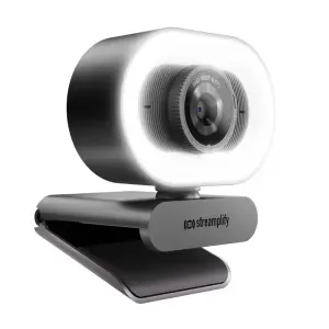 Веб-камера Streamplify CAM PLUS-FHD-2M60-LIGHT, чорний (SPCW-CLFH221.11) UA