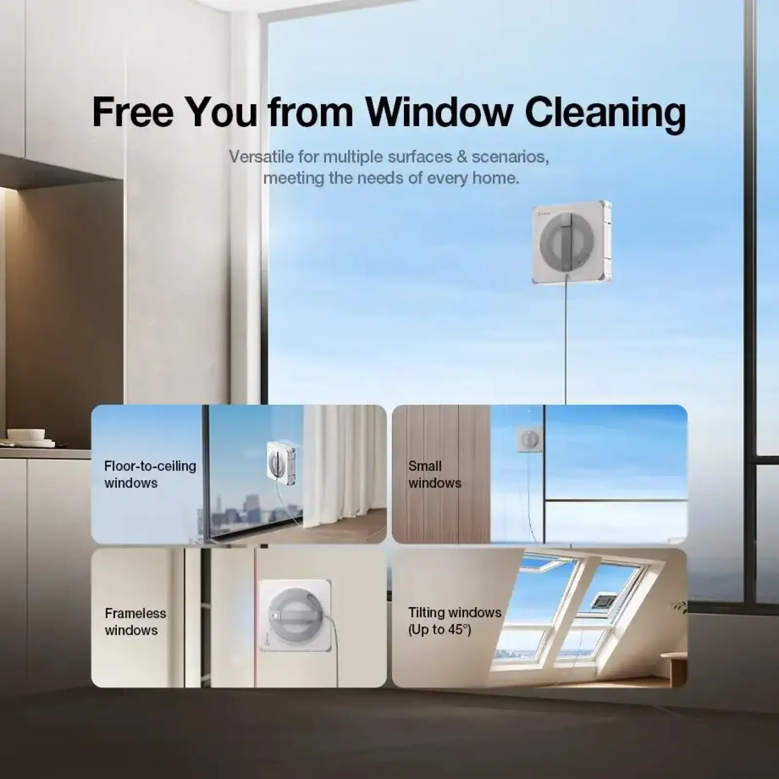 Робот-мийник вікон W2S PRO ECOVACS (WD008V02) UA