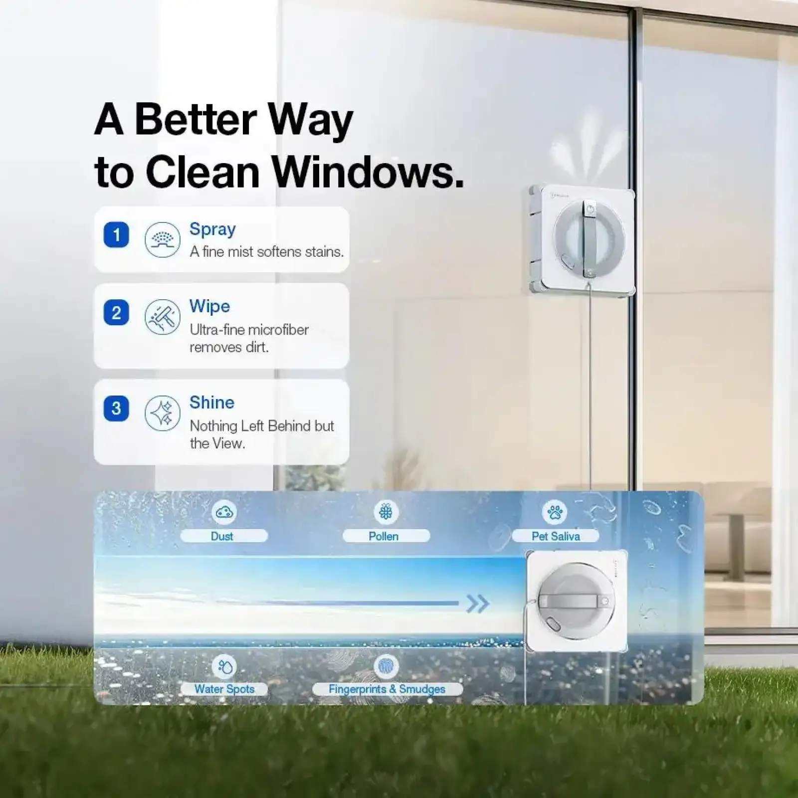 Робот-мийник вікон W2S PRO ECOVACS (WD008V02) UA