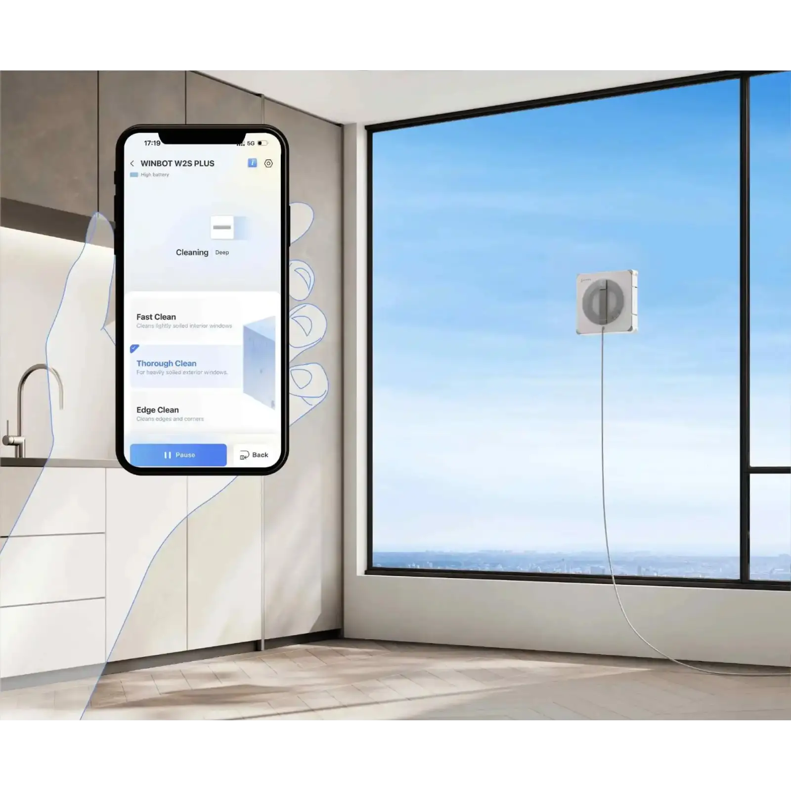 Робот-мийник вікон W2S PRO ECOVACS (WD008V02) UA