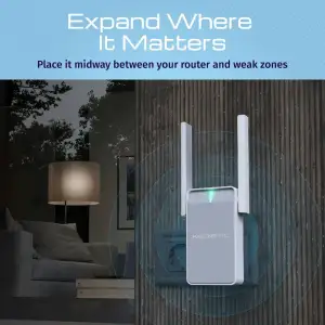 Обладнання радіодоступу (ІЕЕЕ 802.11) - підсилювач Wi-Fi сигналу моделі Keenetic BUDDY 5 (KN-3311) UA