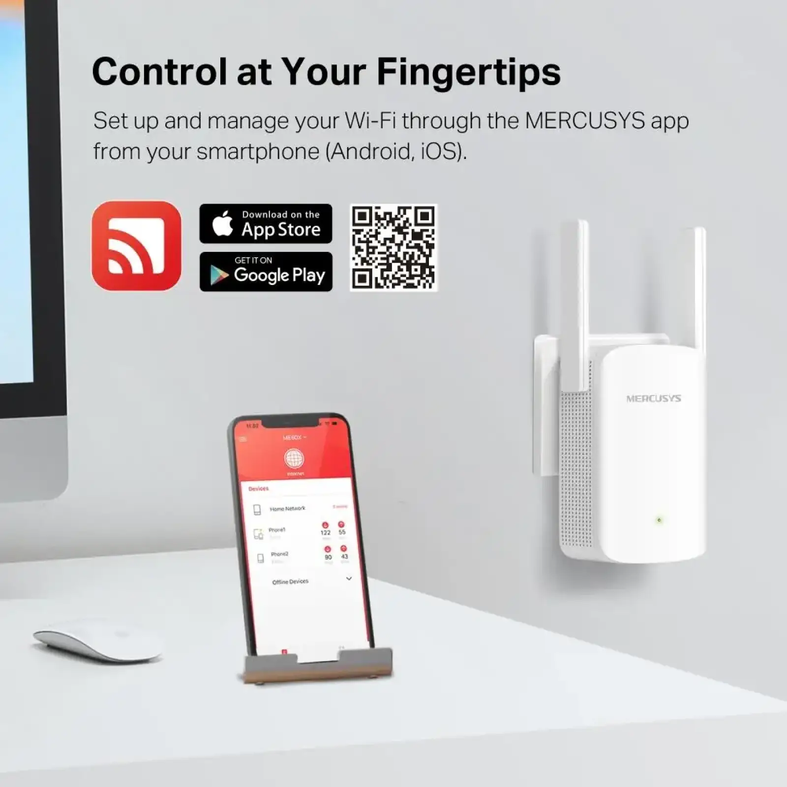 Підсилювач Wi-Fi сигналу, ME60X MERCUSYS UA