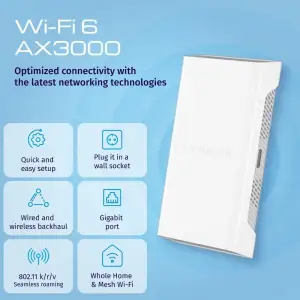Обладнання радіодоступу (ІЕЕЕ 802.11) - підсилювач Wi-Fi сигналу моделі Keenetic BUDDY 6 SE (KN-4410) UA