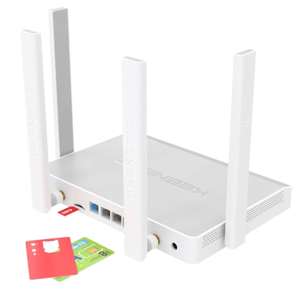 Точка доступу з функцією маршрутизації 1300MBPS 1000M 5P HERO 4G KN-2310-01DE KEENETIC UA