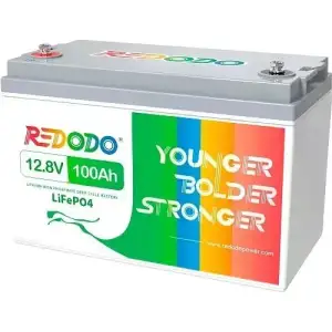 Аккумулятор для ИБП/инвертора Redodo LiFePO4 12V 100Ah 1280W