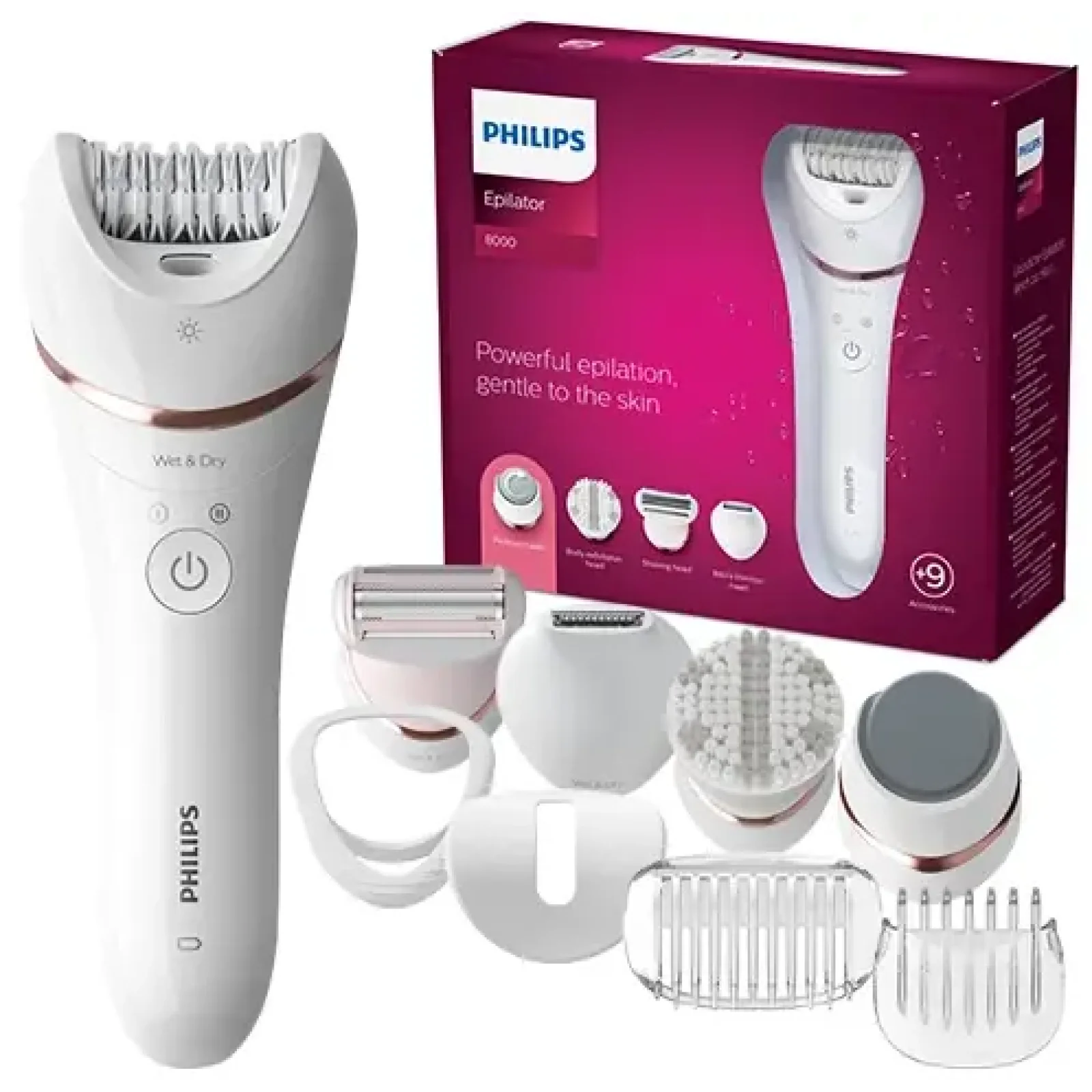 Епілятор Philips 8000 series BRE740/10