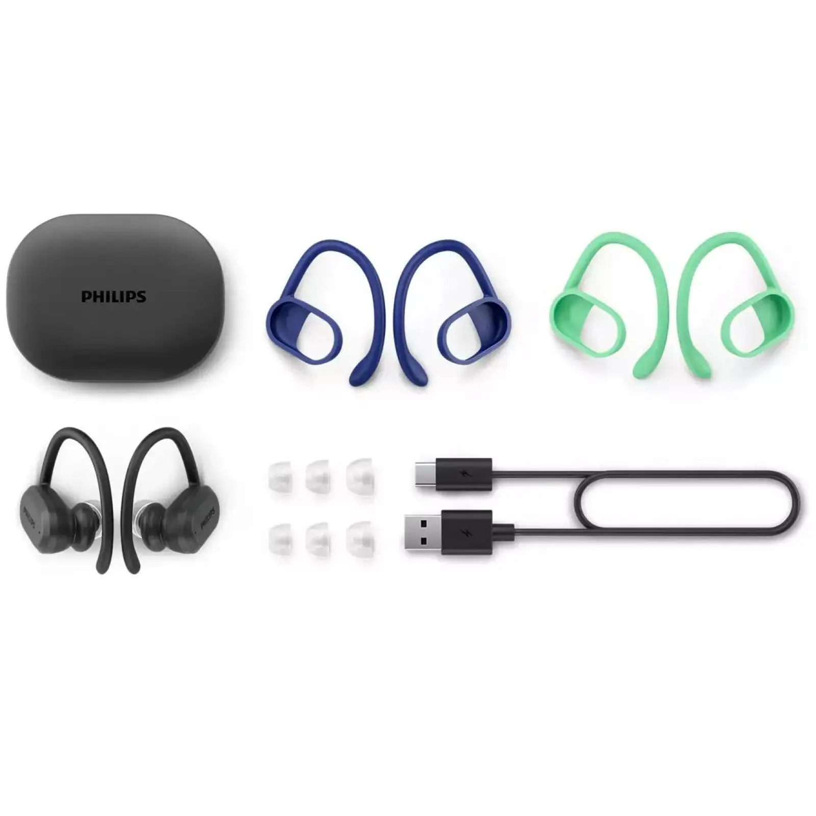 Наушники TWS Philips TAA7306 Black (TAA7306BK)