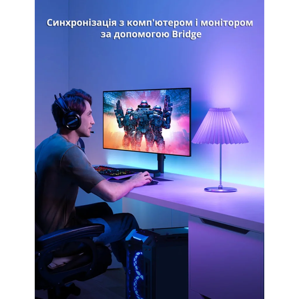 Стартовий комплект Philips Hue White (Bridge, Dimmer, лампа E27 White 3шт), 929001821620 UA