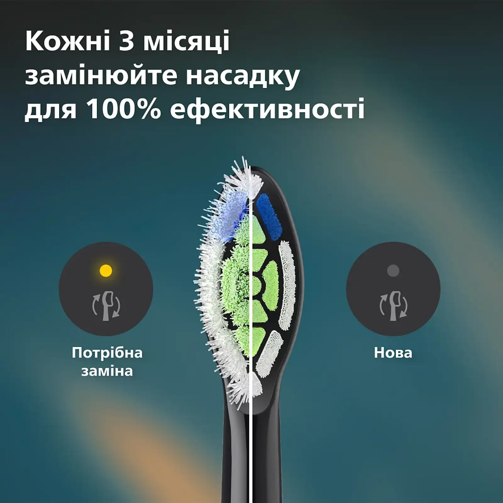 Насадки Philips Sonicare W2 Optimal Black HX6064/88