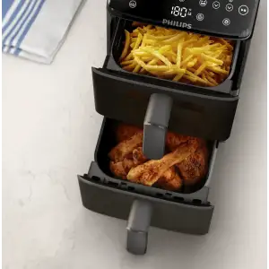Мультипечь Philips 4000 Series Stacked Dual Basket Airfryer NA460/00
