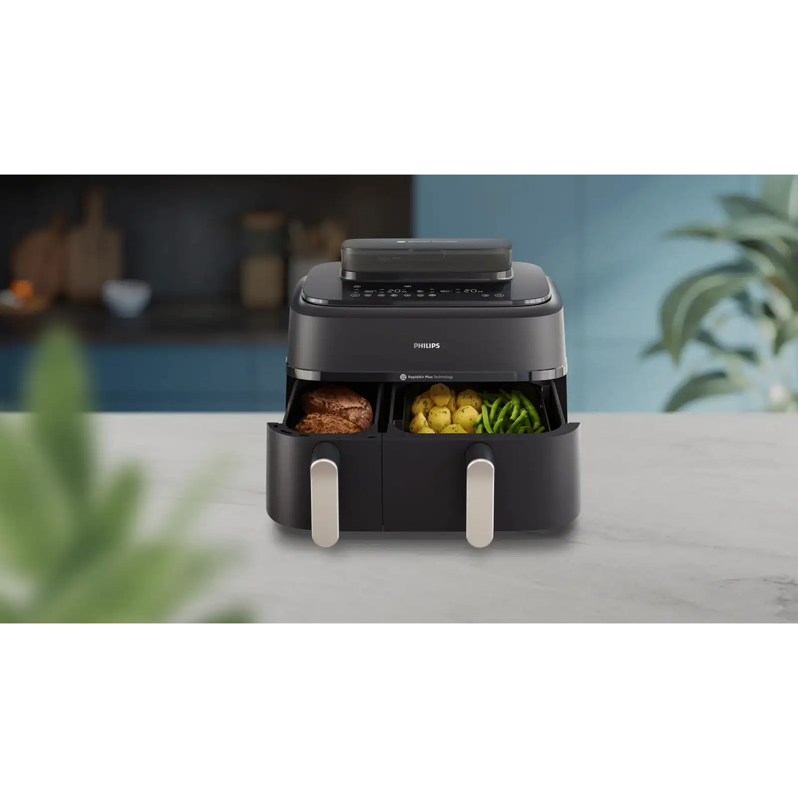 Мультипечь Philips Dual Basket Airfryer 5000 Series NA551/00