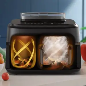 Мультипечь Philips Dual Basket Airfryer 5000 Series NA551/00