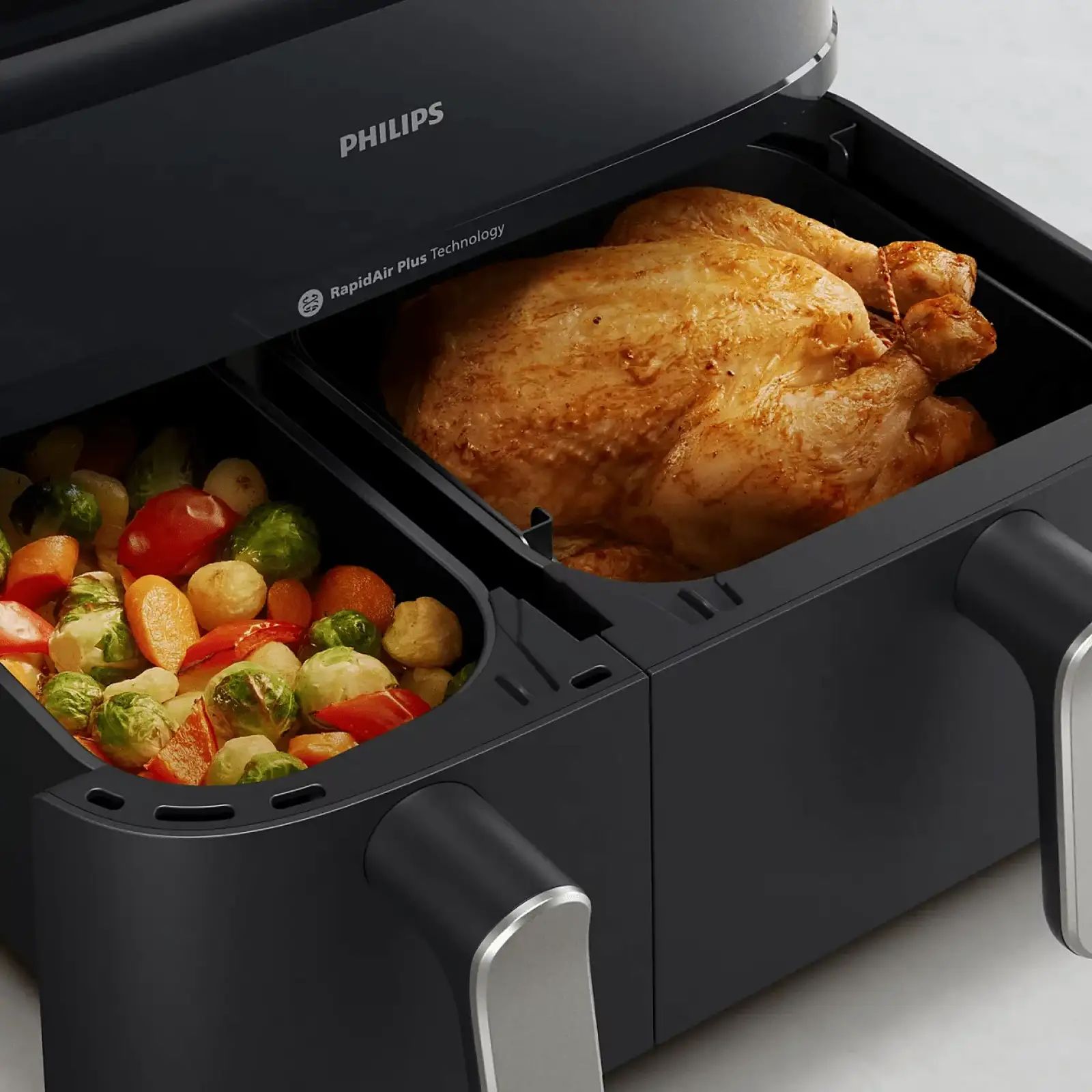 Мультипечь Philips Dual Basket Airfryer 5000 Series NA551/00