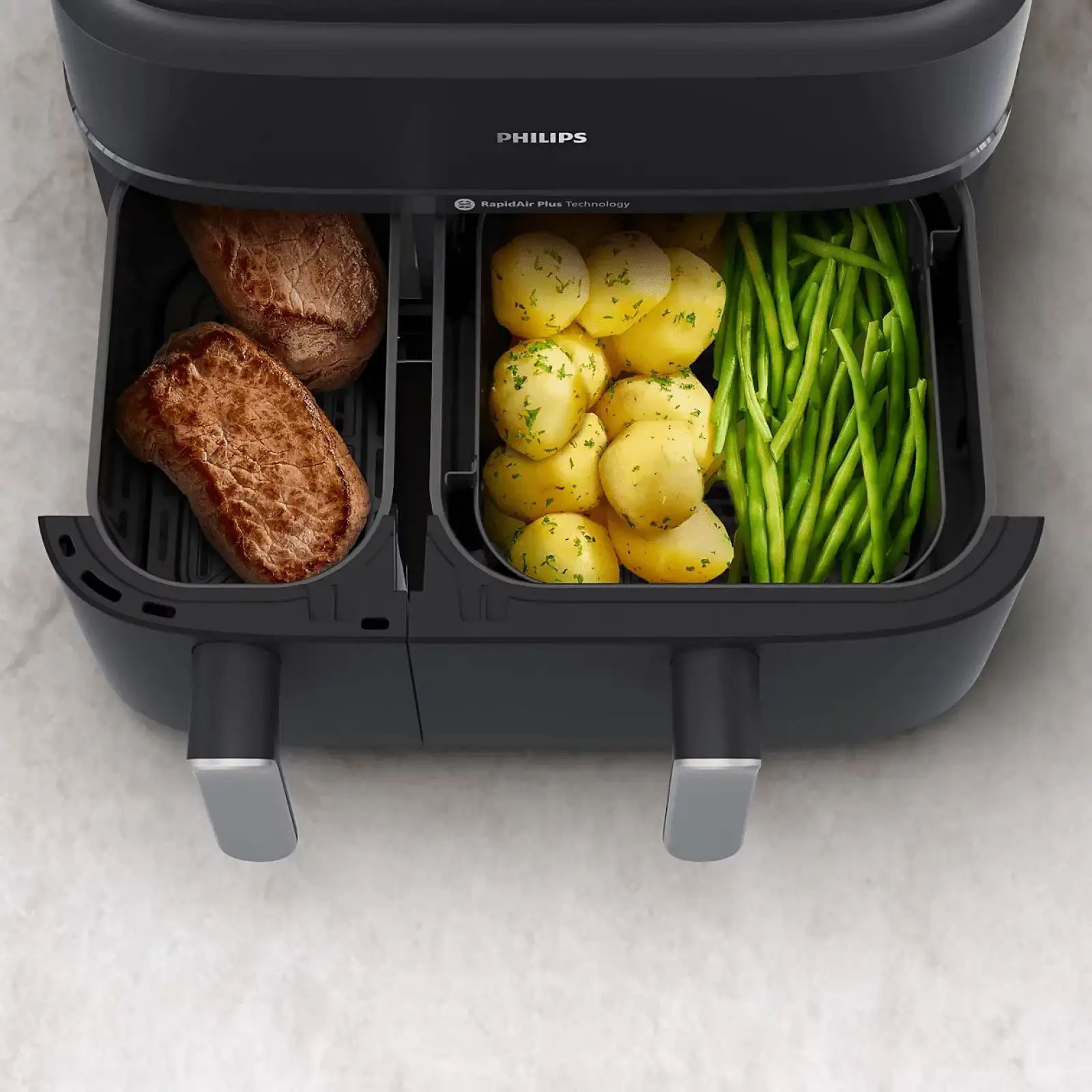 Мультипечь Philips Dual Basket Airfryer 5000 Series NA551/00