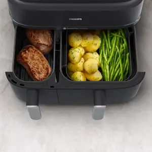 Мультипечь Philips Dual Basket Airfryer 5000 Series NA551/00