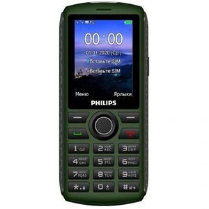 Телефон Philips Xenium E218 Dual Sim Green UA