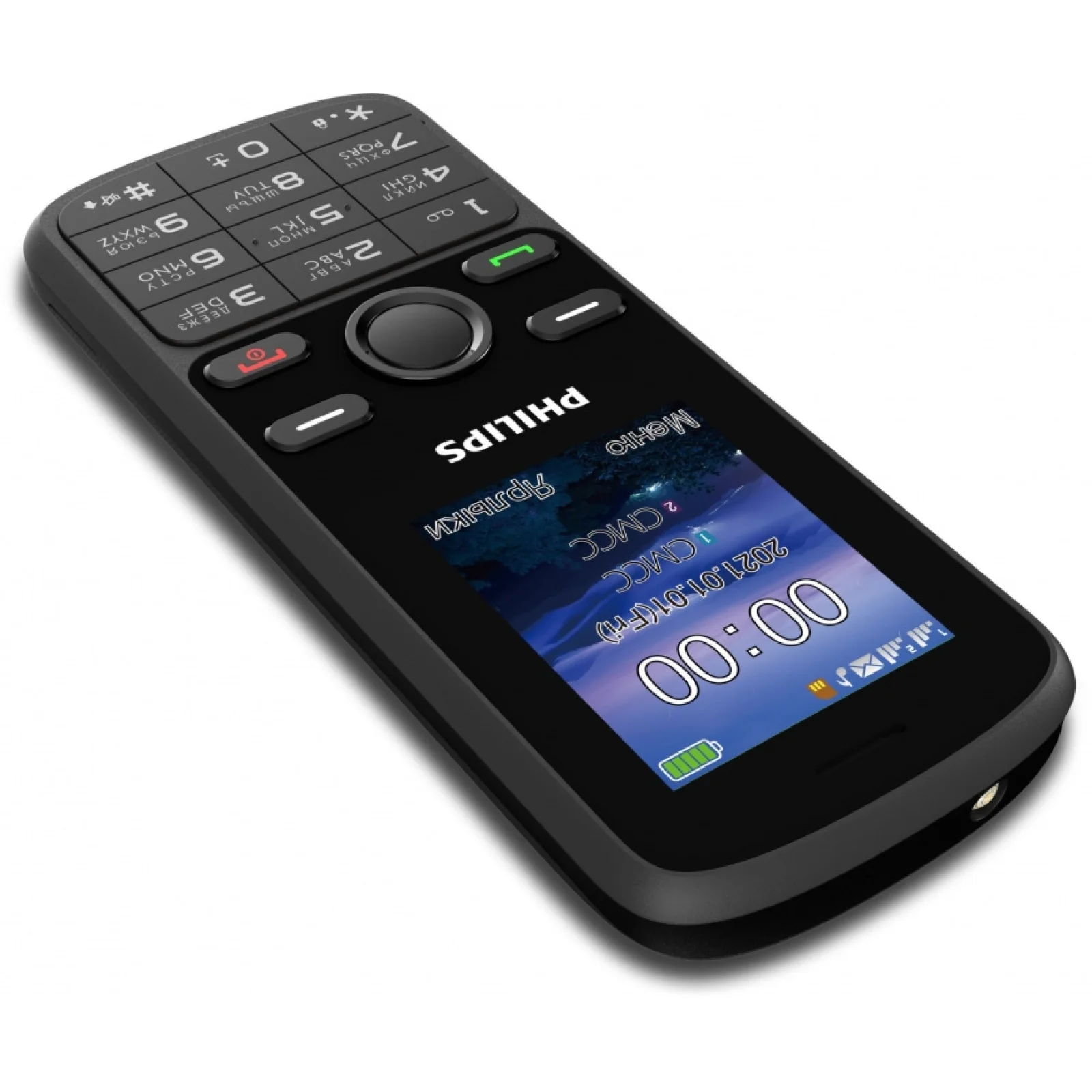 Мобільний телефон Philips Xenium E111 Black UA