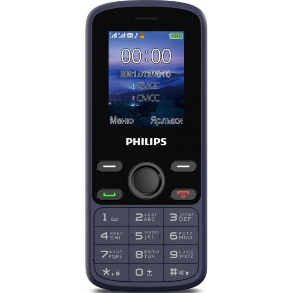 Мобильный телефон Philips Xenium E111 Blue UA
