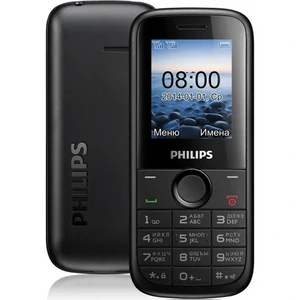 Телефон Philips E120 Dual Sim Black UA