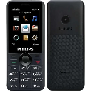 Телефон Philips Xenium E168 Dual Sim Black UA