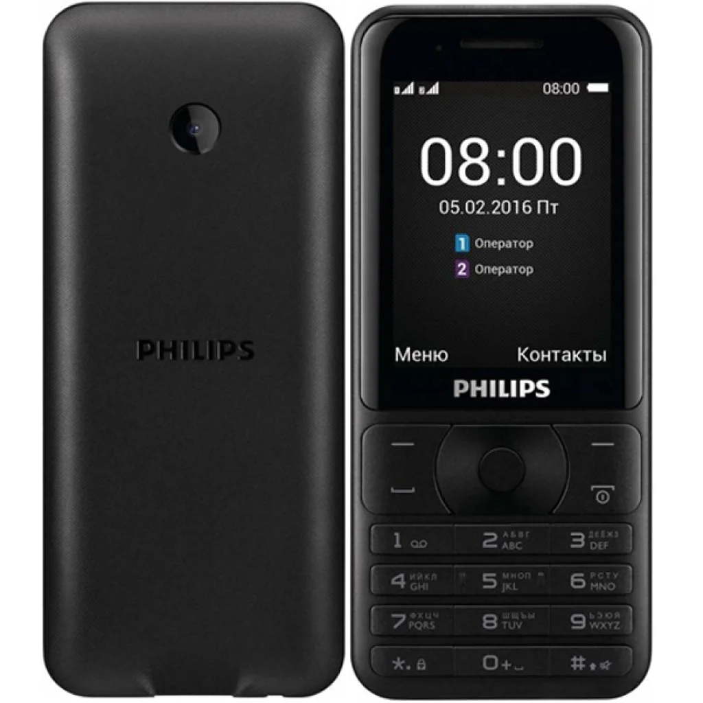 Мобильный телефон Philips Xenium E181 Dual Sim Black UA