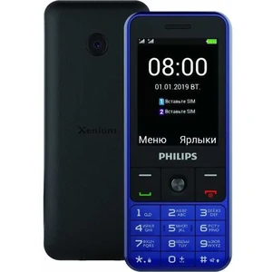 Телефон Philips Xenium E182 Dual Sim Blue UA