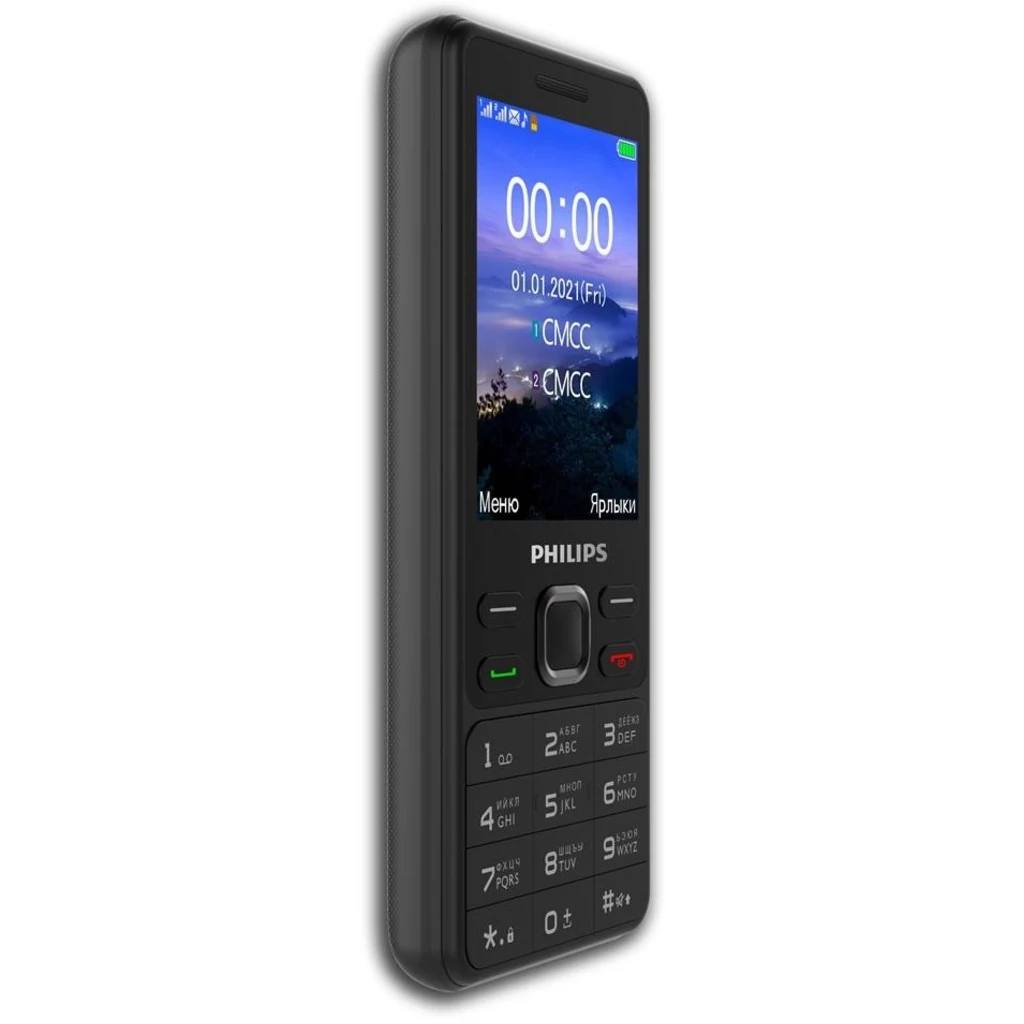 Мобильный телефон Philips Xenium E185 Black UA