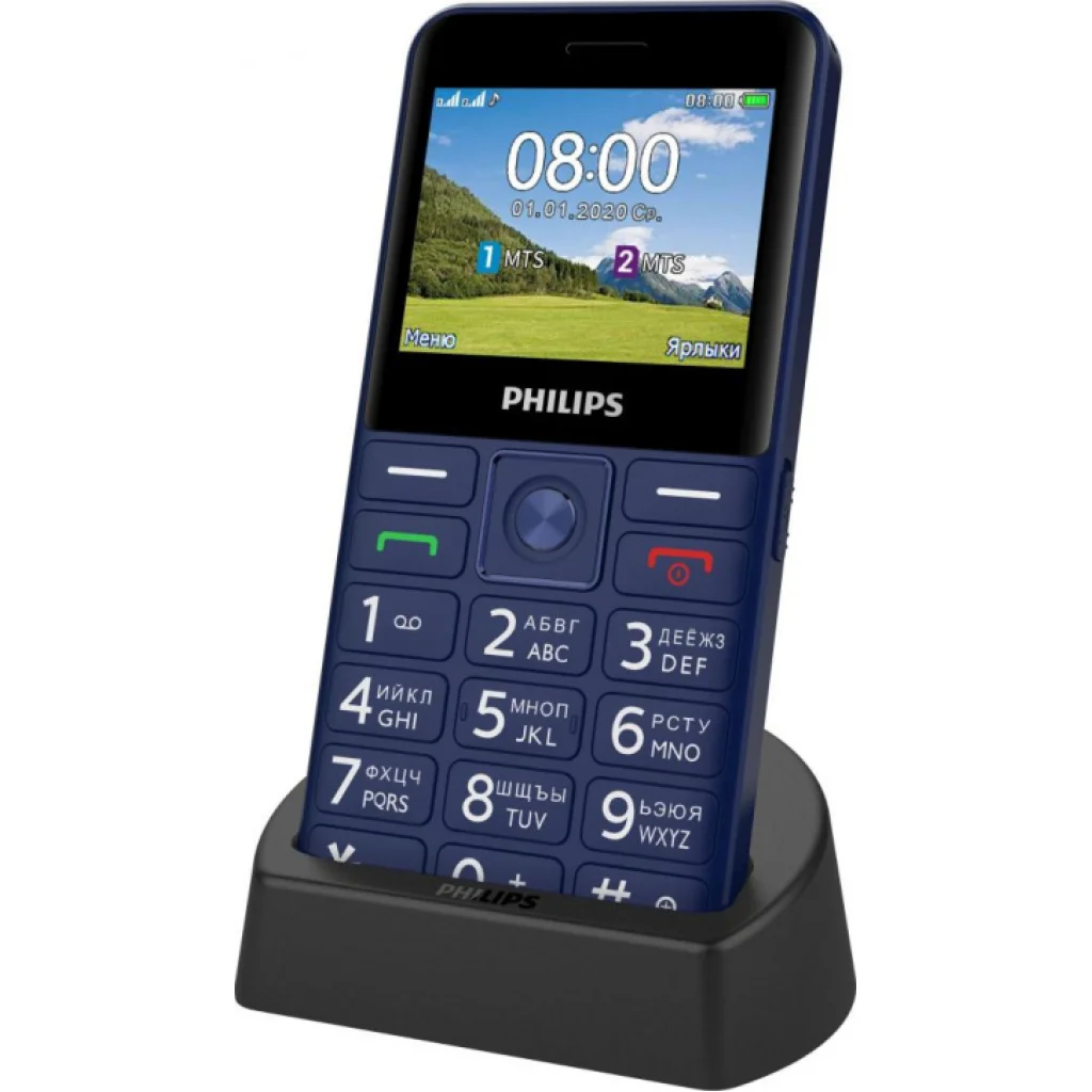 Мобильный телефон Philips Xenium E207 Dual Sim Blue UA