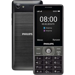 Телефон Philips E570 Dual Sim Dark Grey UA