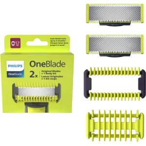 Змінні леза Philips OneBlade Face + Body kit QP620/50