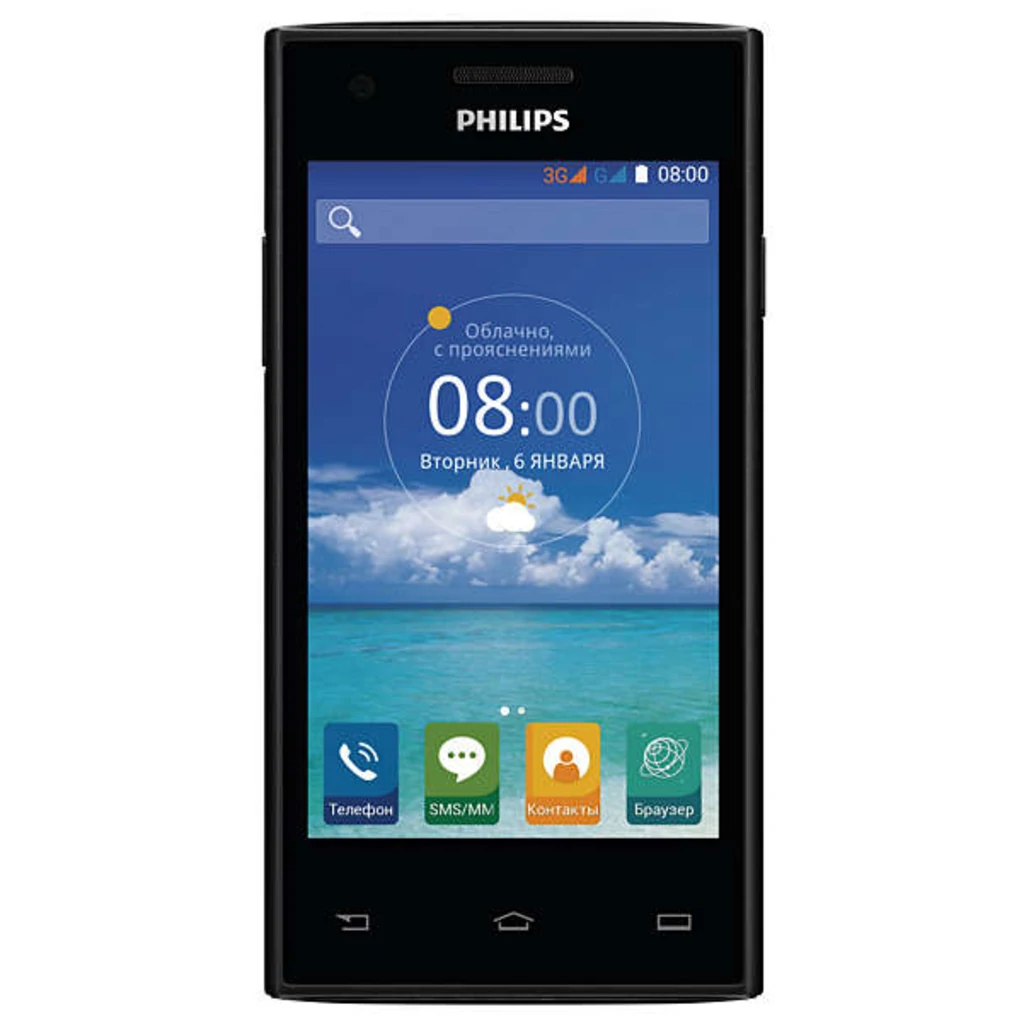Смартфон Philips S309 Dual Sim Black UA