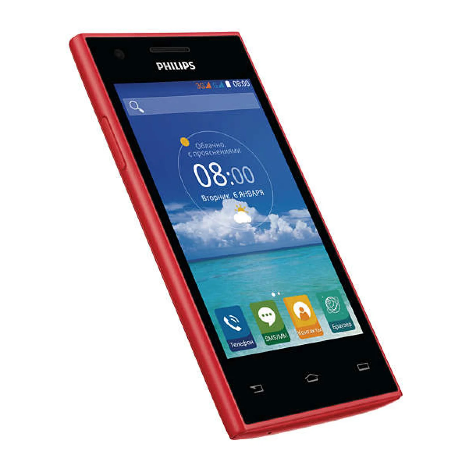 Смартфон Philips S309 Dual Sim Red UA