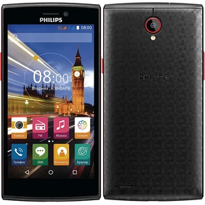 Смартфон Philips Xenium S337 Dual Sim Black-Red UA