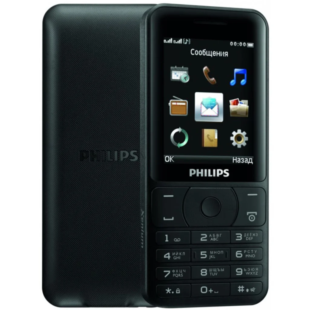 Мобильный телефон Philips Xenium E180 Dual Sim Black UA