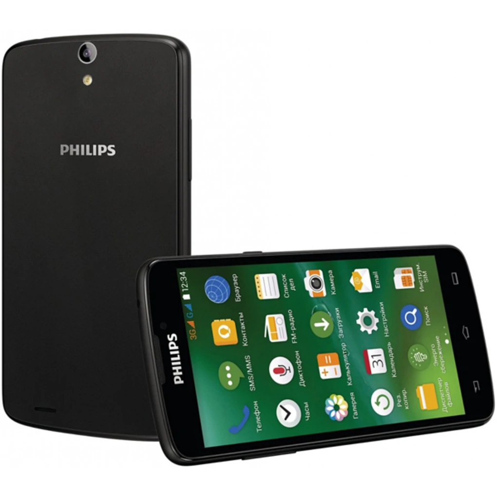 Смартфон Philips Xenium V387 Dual Sim Black UA