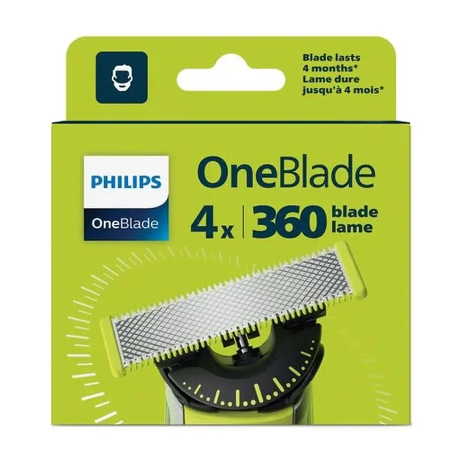 Змінне лезо Philips OneBlade 360 4-Pack (QP440/50)