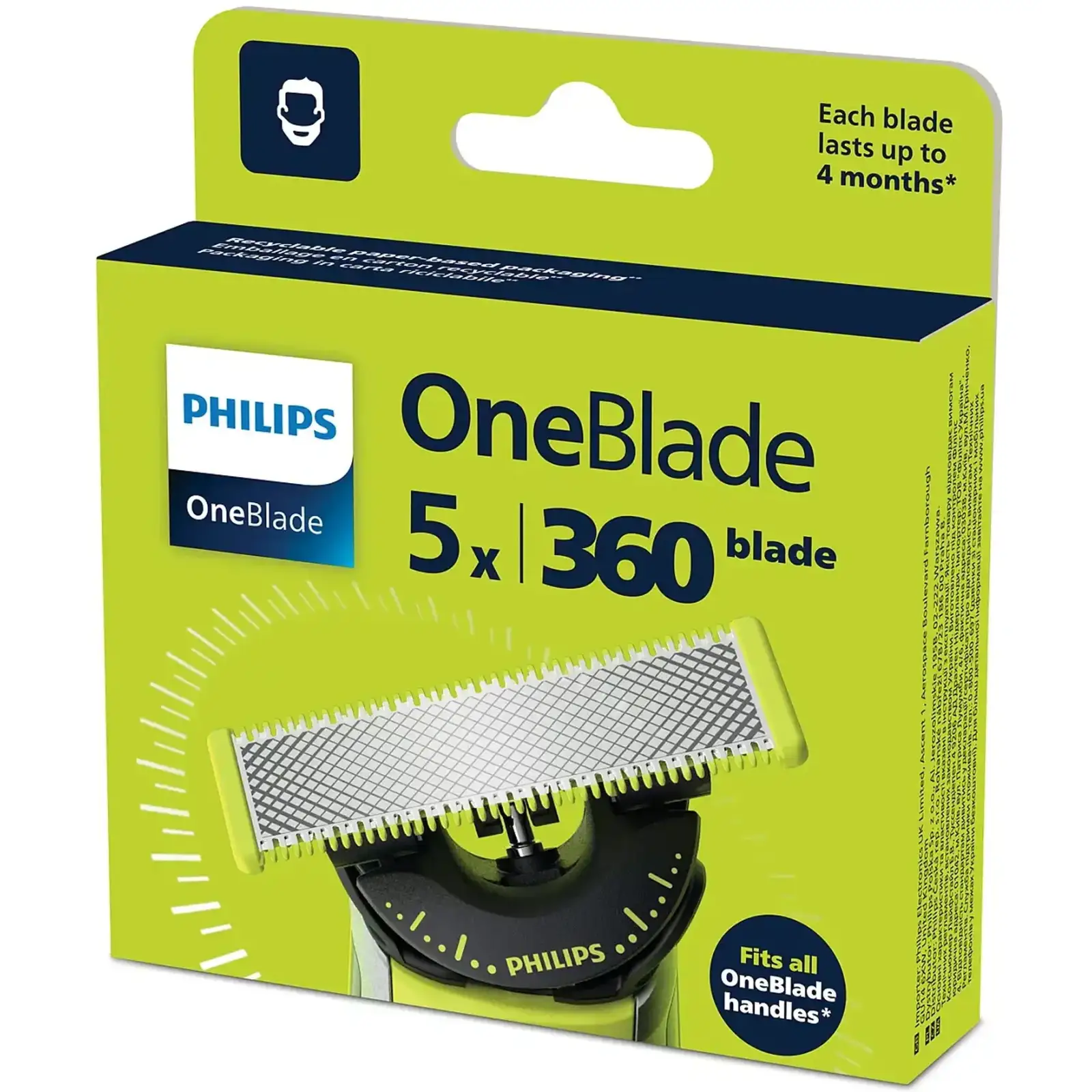Сменное лезвие Philips OneBlade 360 QP450/50 5 шт