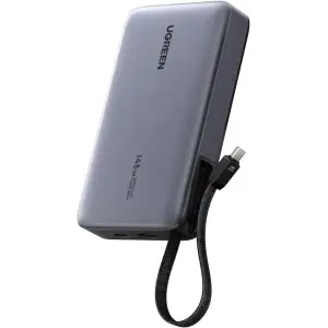 Зовнішній акумулятор UGREEN PB551 20000mAh 145W Gray (55992)