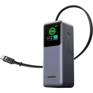 Внешний аккамулятор UGREEN PB723 Nexode 20000mAh 130W with Built-in USB-C (55365)