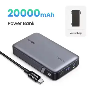 Внешний аккамулятор UGREEN PB720 Nexode 100W 20000mAh Gray (25188)